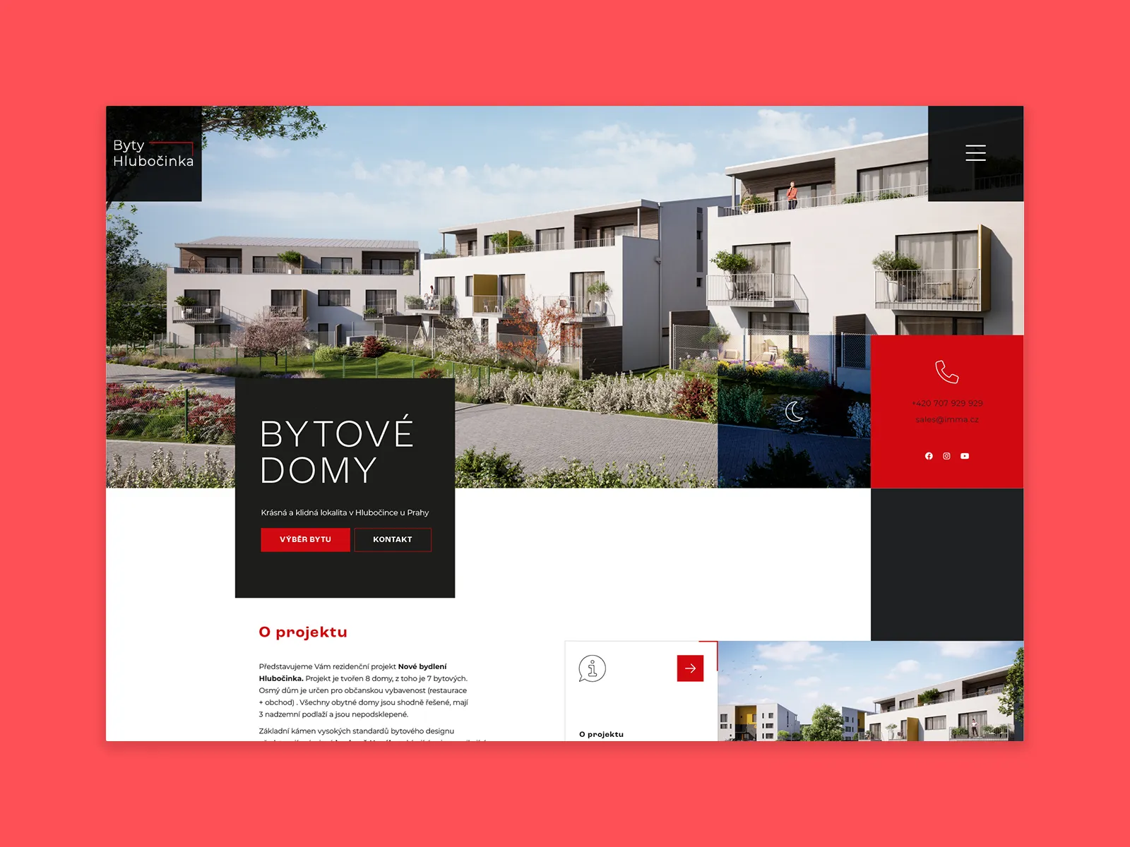 Pronájem bytů - Byty za Prahou