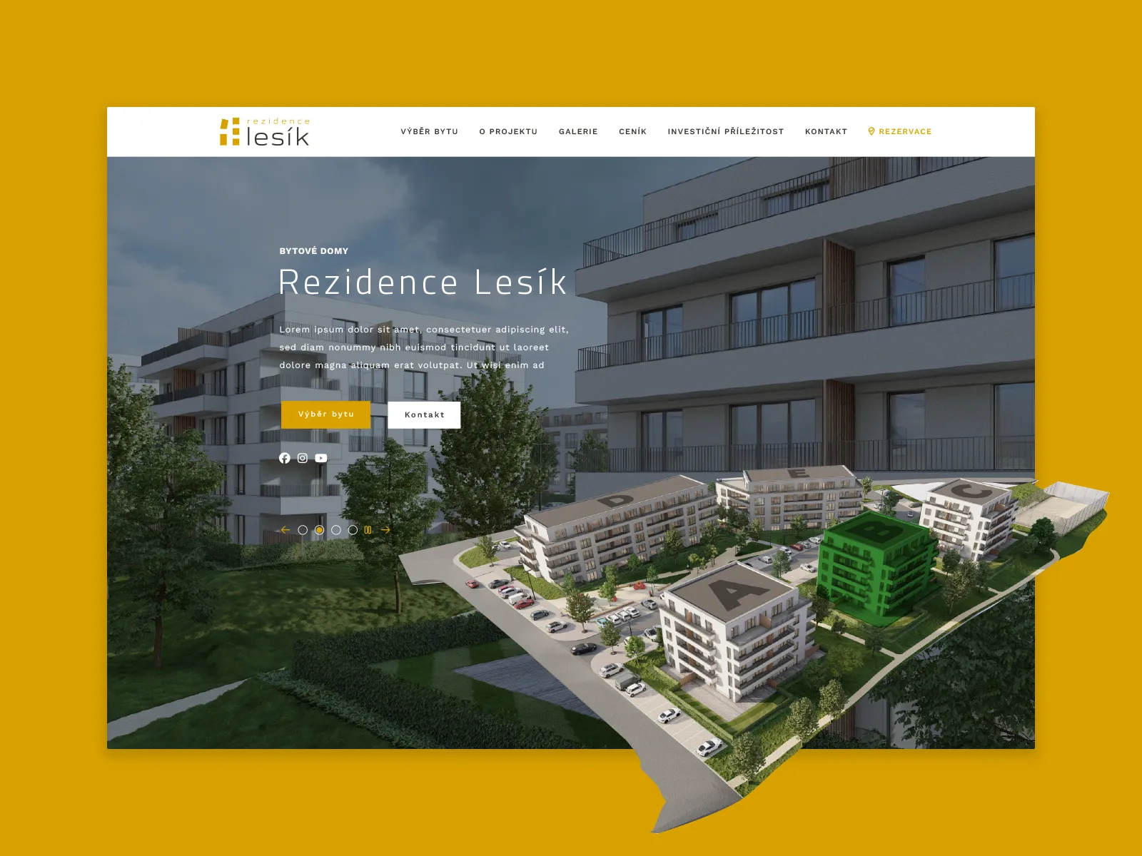 Bytové domy Rezidence Lesík
