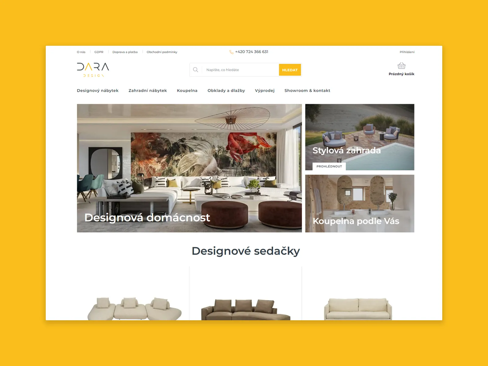 Designový nábytek DARA