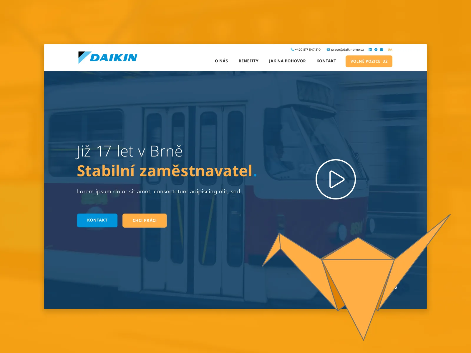 Kariérní web Daikin Brno