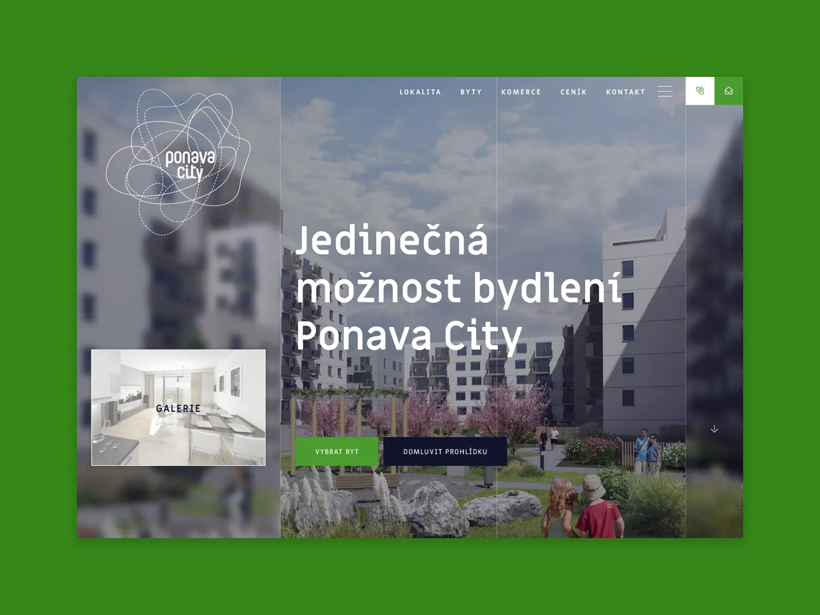 Obytná čtvrť Ponava City