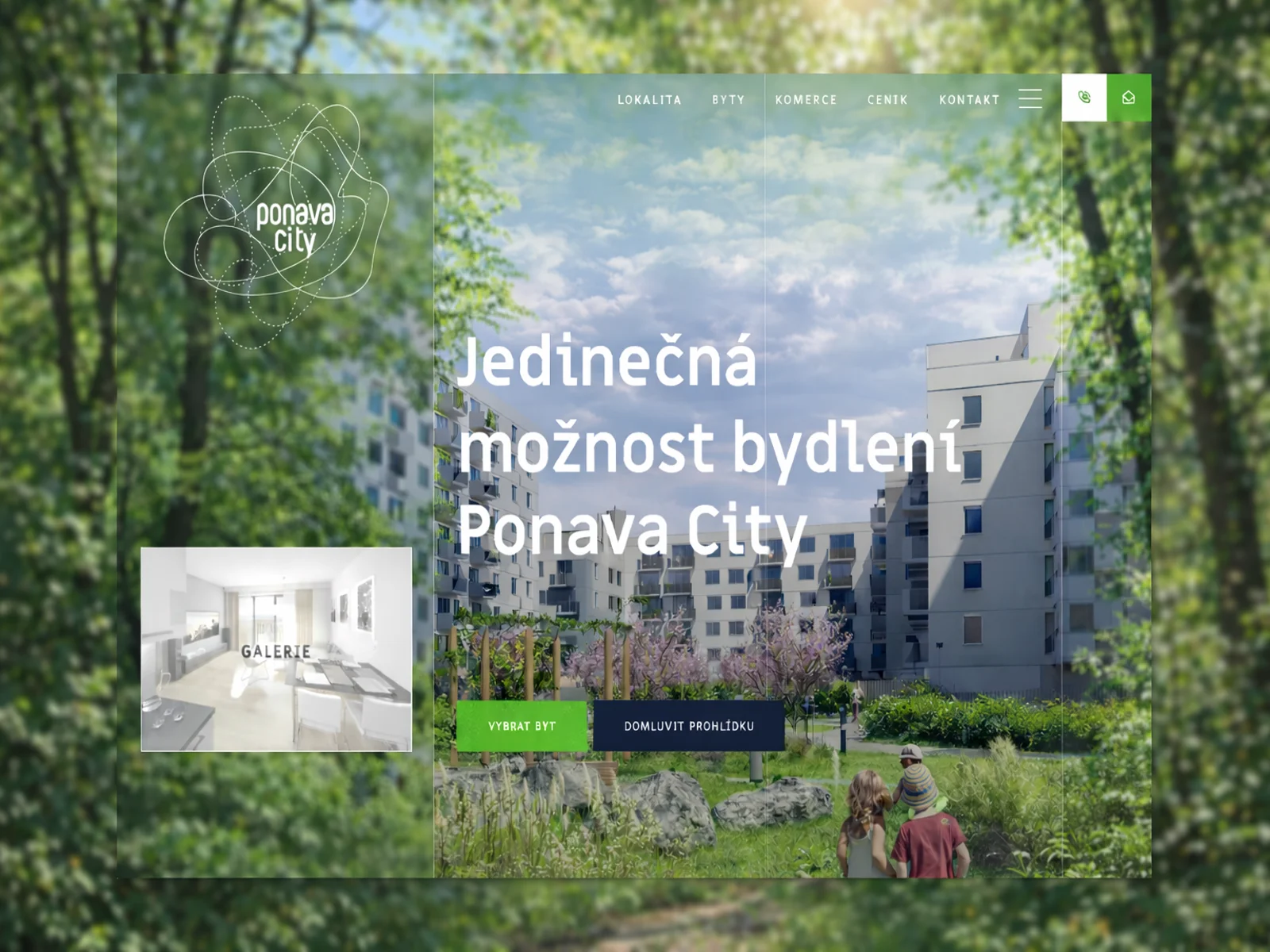 Webová prezentace Ponava City