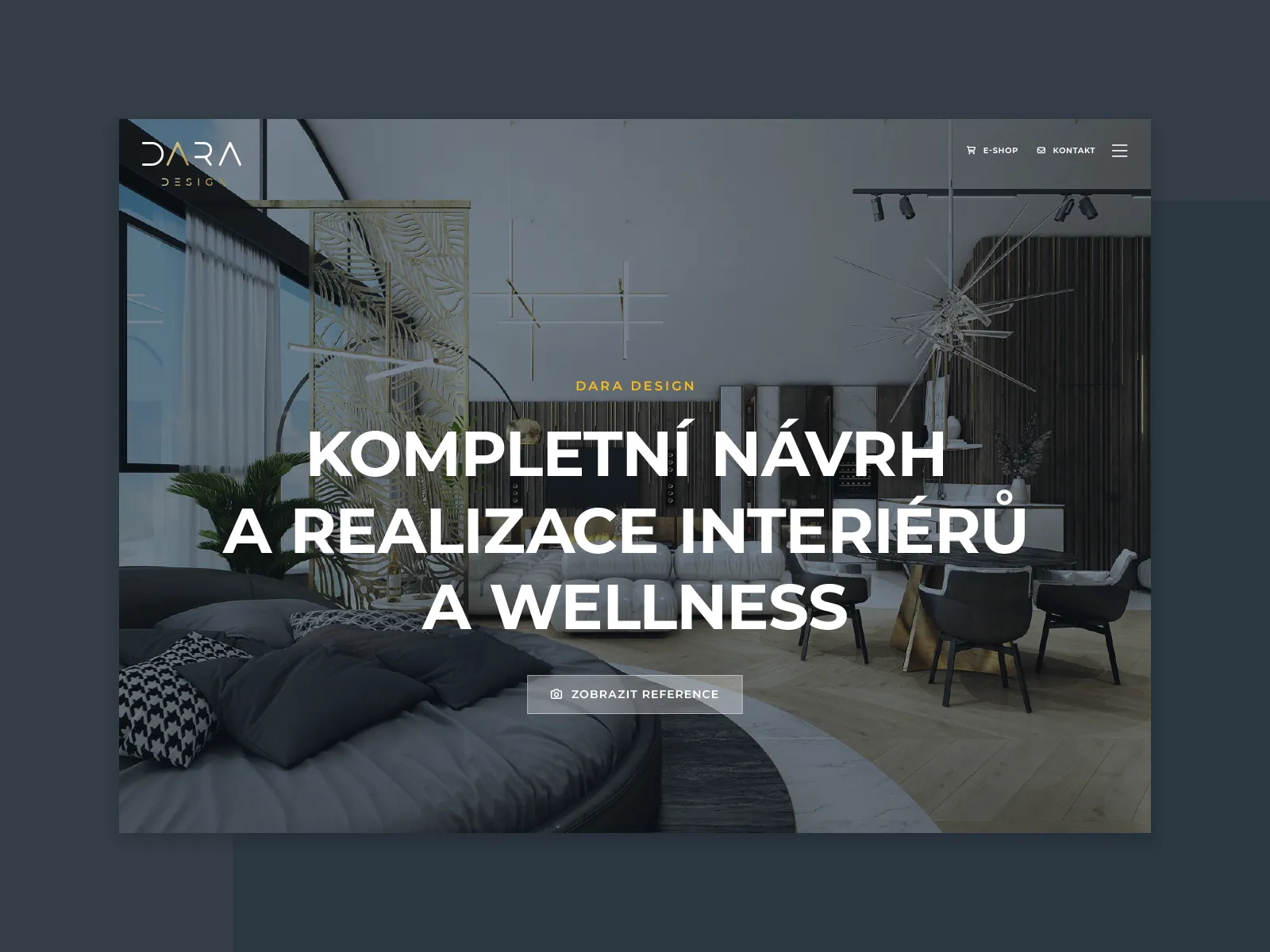 Prezentační web studia DARA design