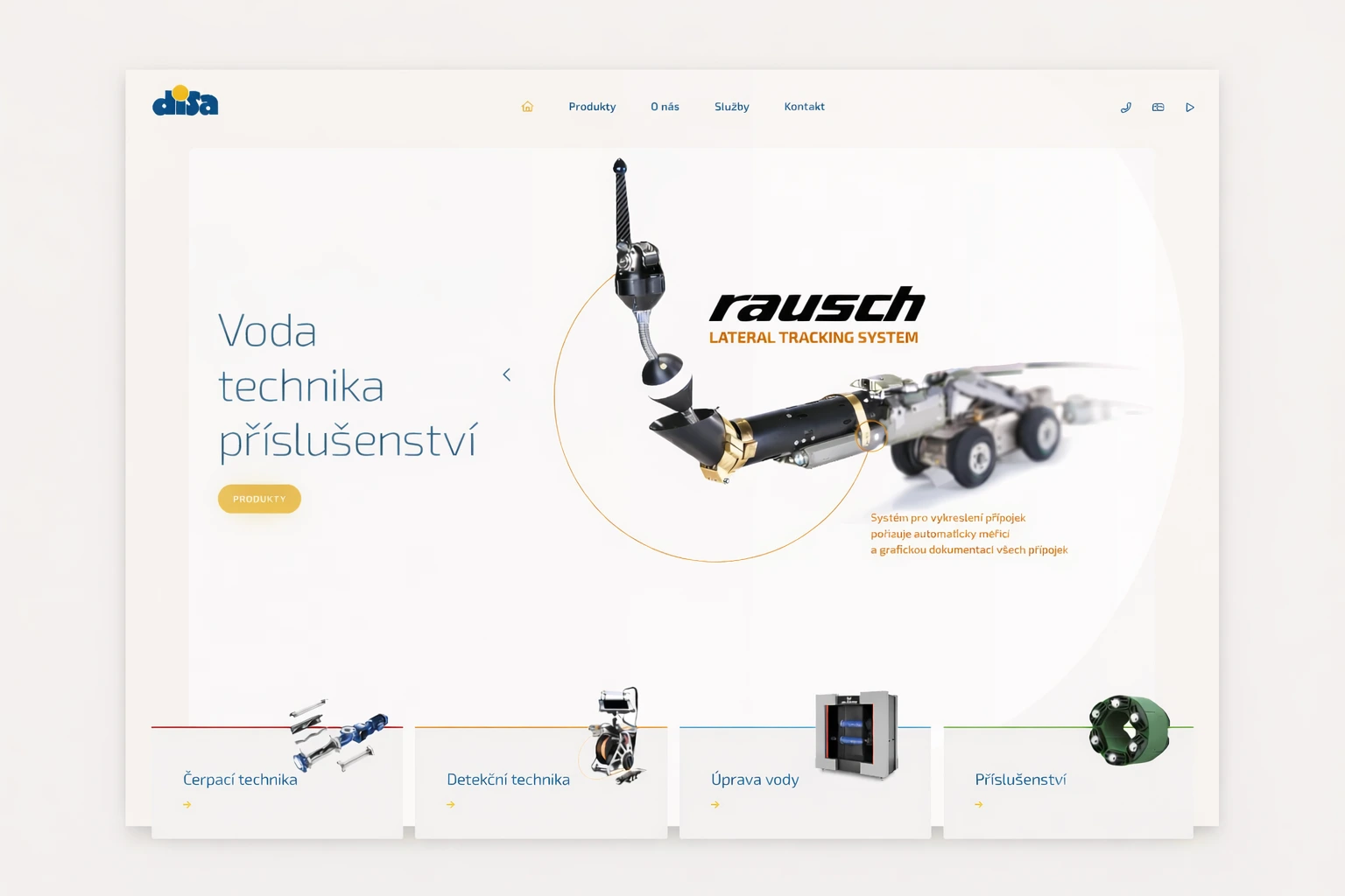 Technologie pro úpravu vody DISA