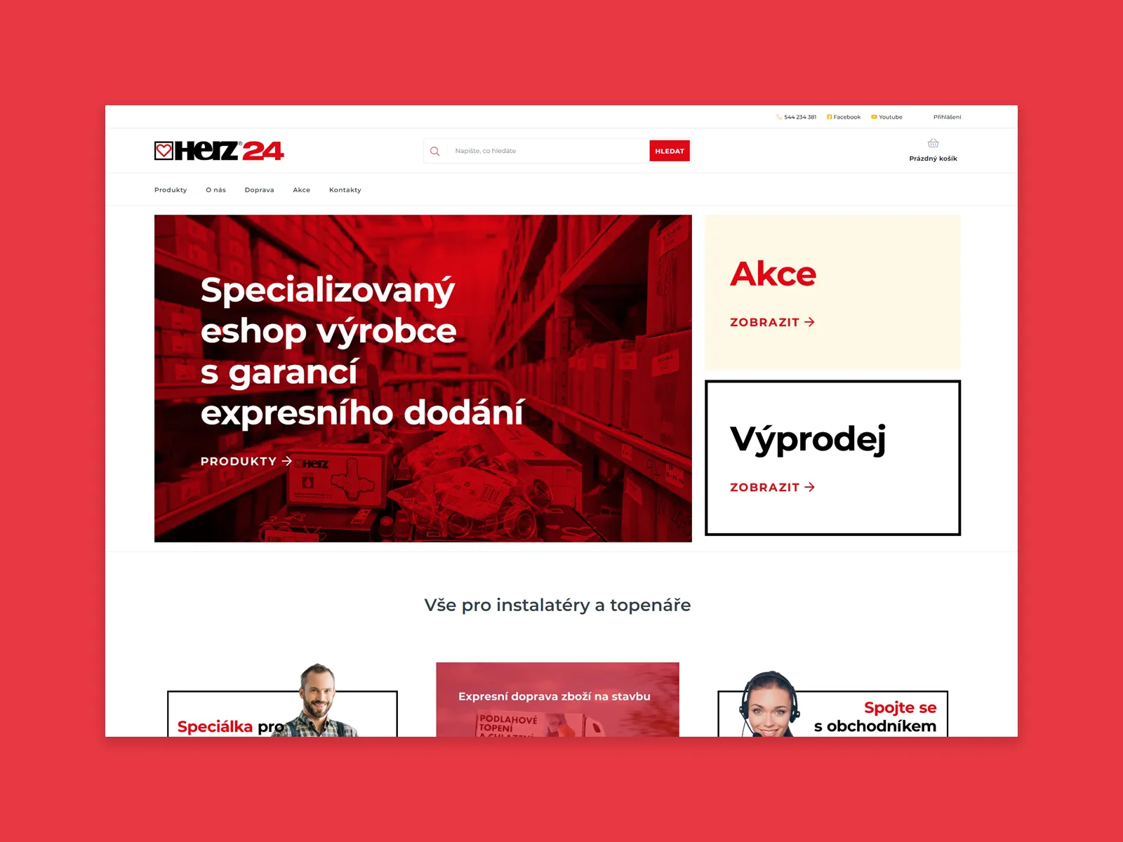 Eshop pro instalatéry Herz24