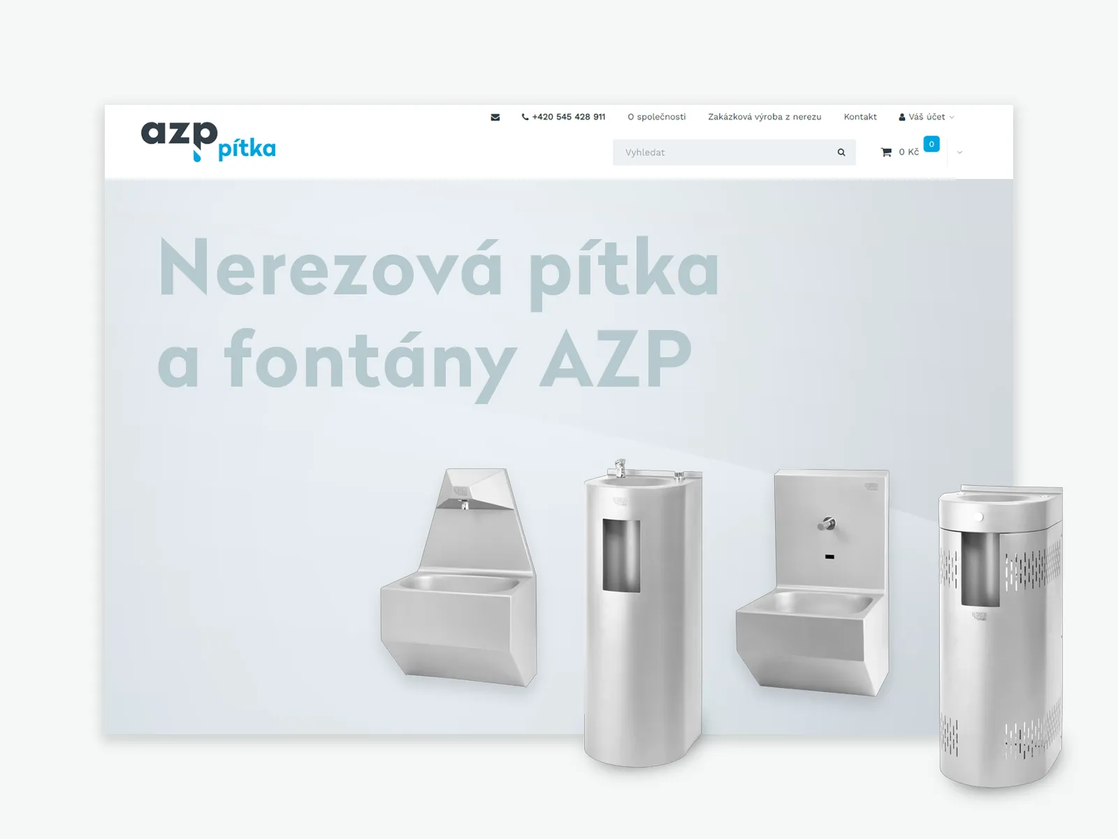 E-shop Nerezová pítka AZP