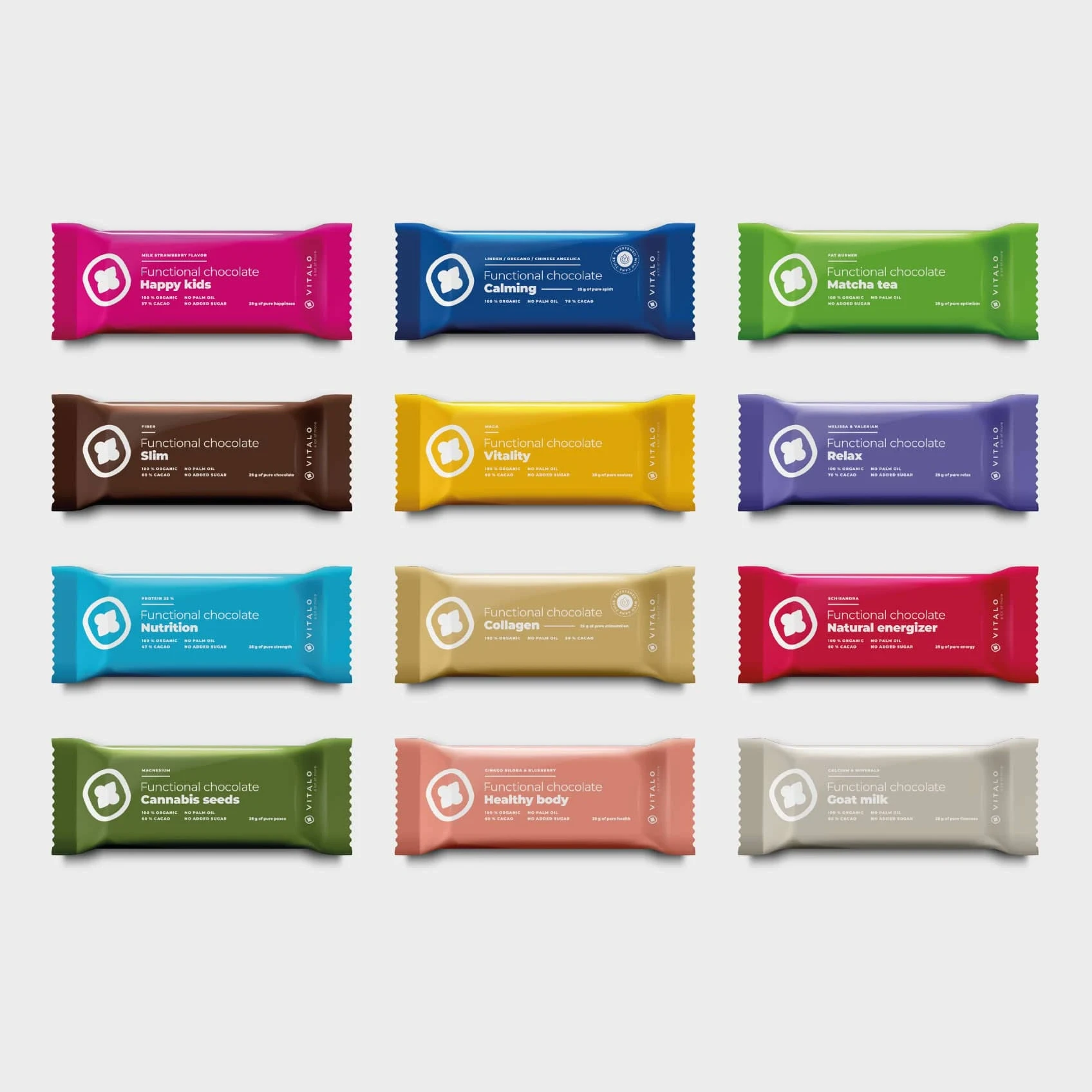 Obalový design čokolády VITALO