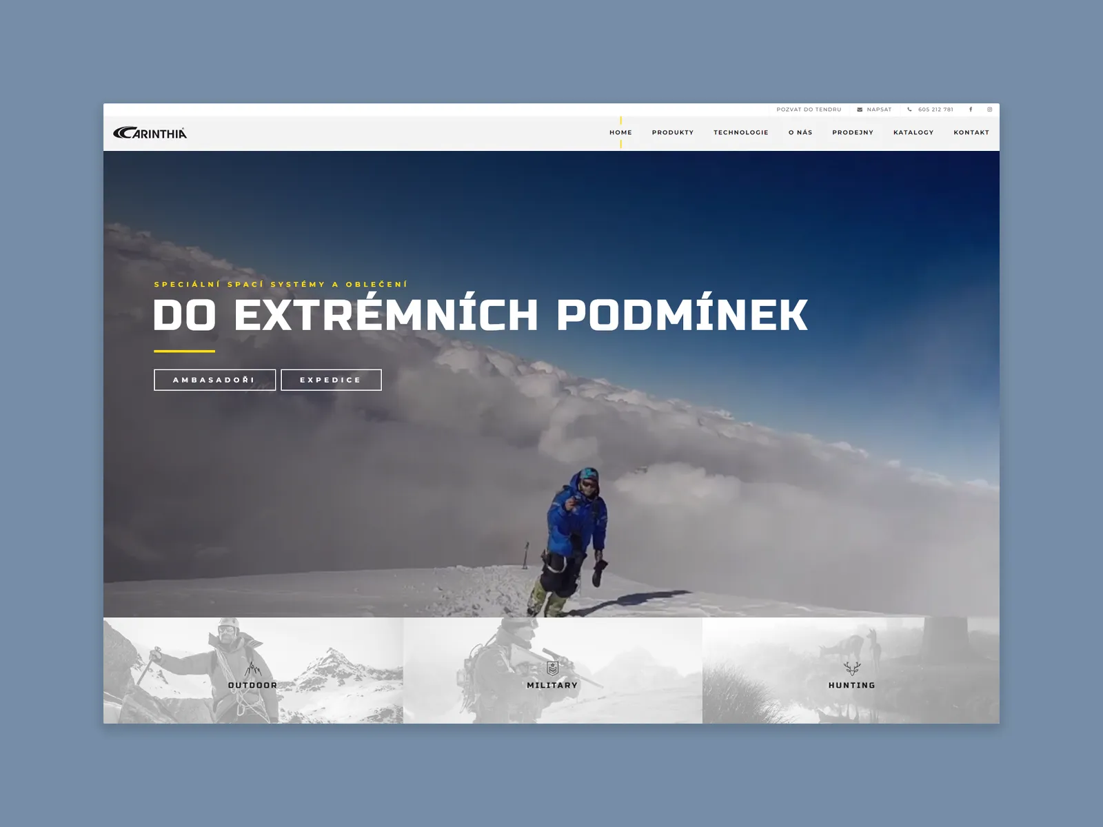 Péřové oblečení Carinthia