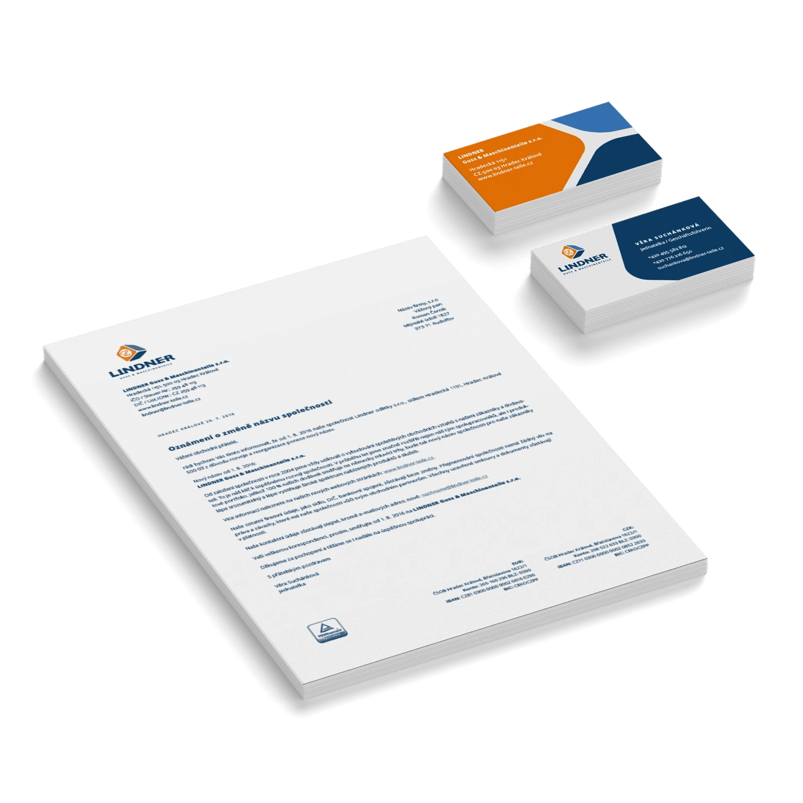Vytvoření firemního stylu Lindner