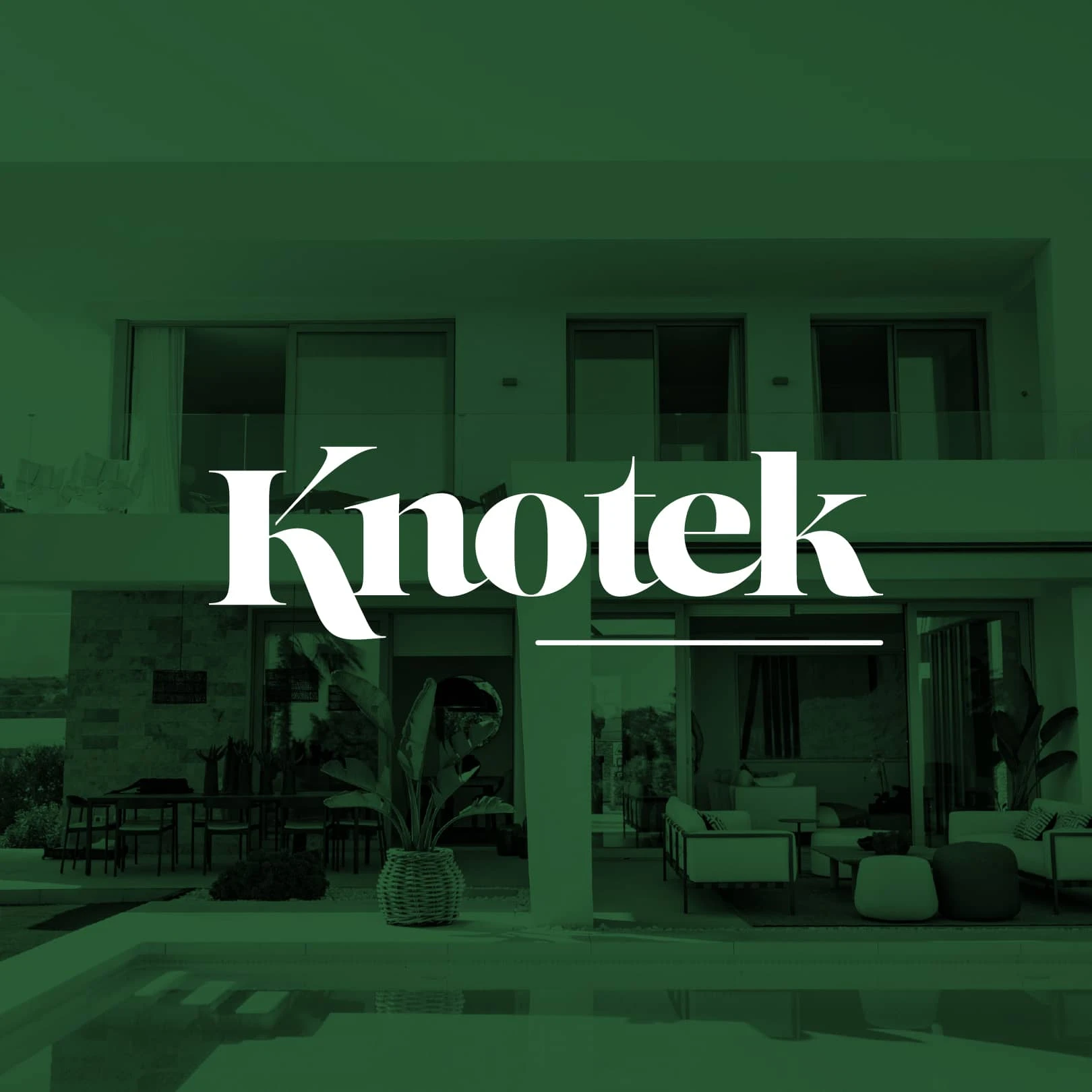 Typografické logo Knotek reality