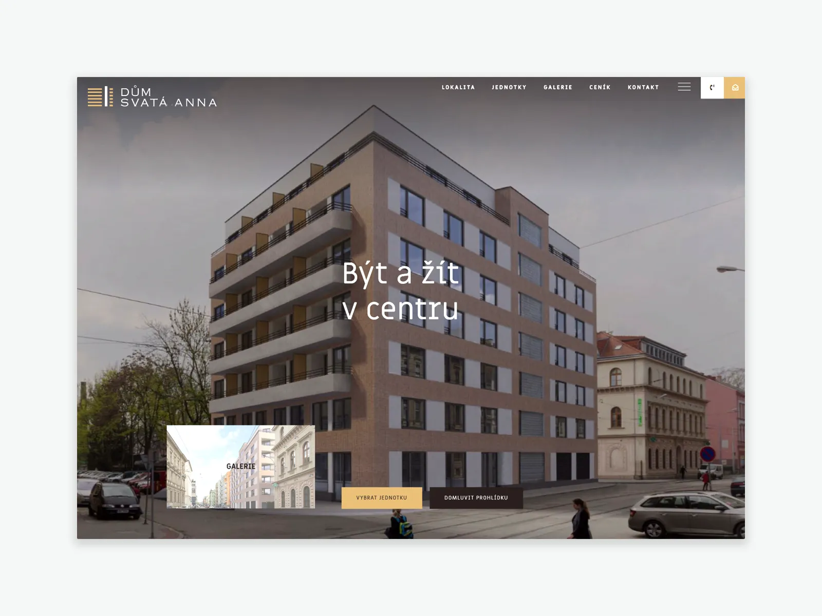 Developerský web Svatá Anna