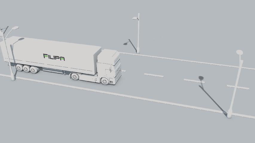 3D animace logistického systému FILIPA